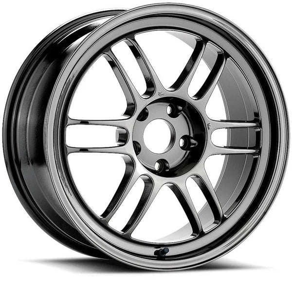 Enkei RPF1 18x9.5 +38 offset 5x114.3 - Black Chrome