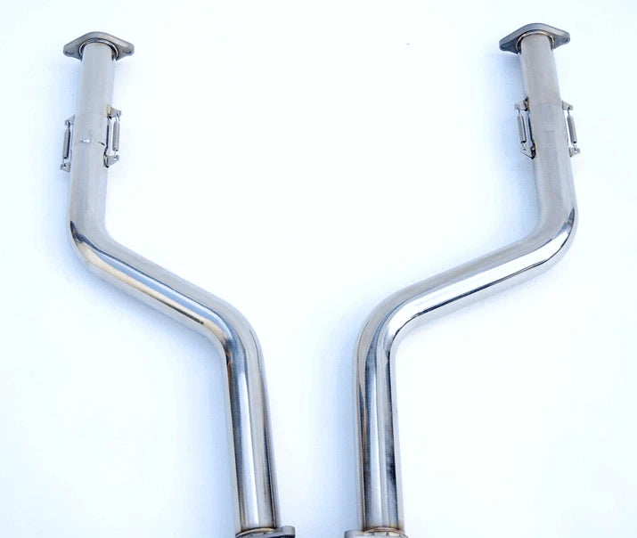 Invidia Gemini Q50 Cat Back Exhaust - Rolled Stainless Tips