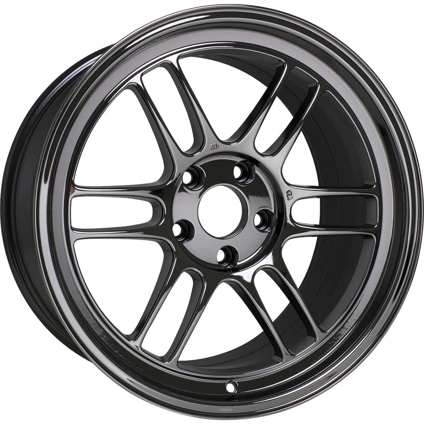 Enkei RPF1 18x9.5 +38 offset 5x114.3 - Black Chrome