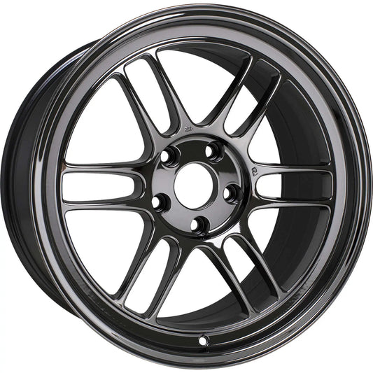Enkei RPF1 18x9.5 +38 offset 5x114.3 - Black Chrome