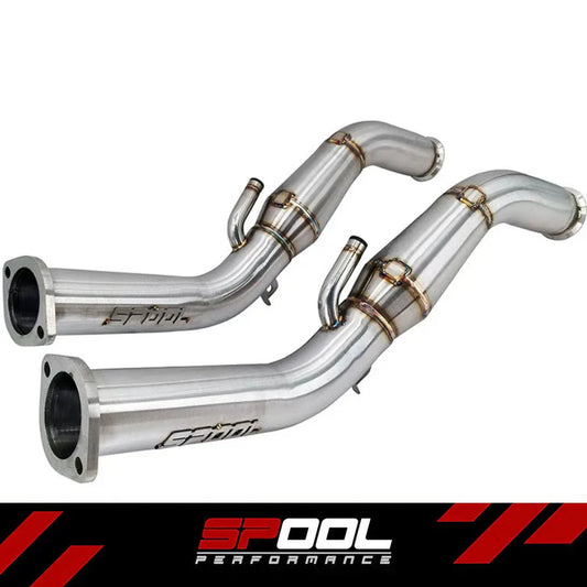 Spool Performance VR30DDTT 4inch “Fat Boi” Full Race Downpipes