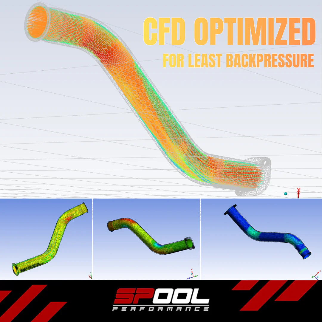 Spool VR30DDTT Full Race Downpipes